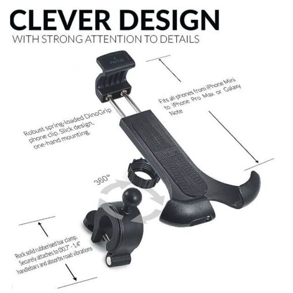Bicycle & Motorcycle Phone Mount - Picture 3 of 3
